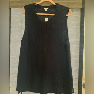 NWT ☀️ TALBOTS NAVY VEST XL